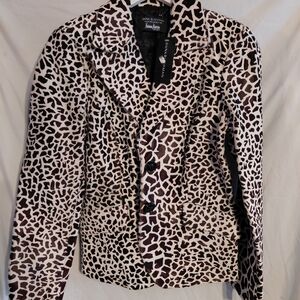 Dana Buchman Animal Print Women's Jacket Made For Neiman Marcus